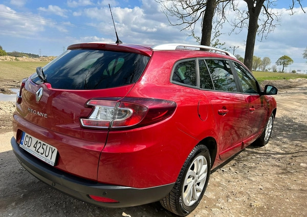 Renault Megane cena 29900 przebieg: 211000, rok produkcji 2015 z Gdańsk małe 79